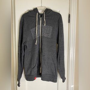 Adobe Max 2017 Conference Hooded Zipper Jacket Gray XL